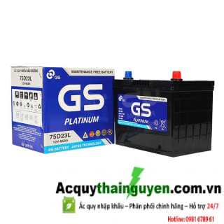 ẮC QUY GS MF 75D23L 12V - 65AH