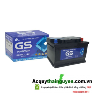 ẮC QUY GS MF DIN70L LBN 12V - 70AH