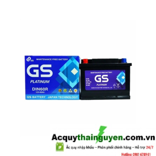 ẮC QUY GS MF DIN60R 12V - 60AH