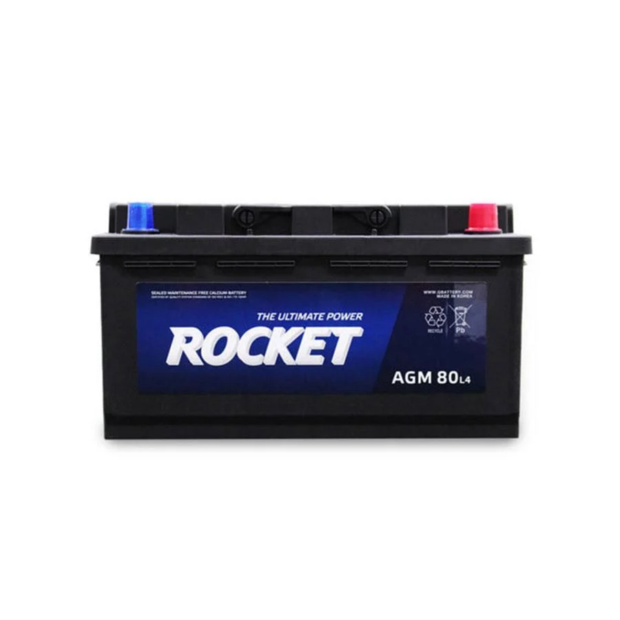 ẮC QUY ROCKET 12V - 80AH AGM L4 (DIN) (ECO/START-STOP)
