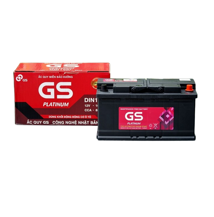ẮC QUY MF GS 12V - 100AH PLATINUM DIN100L (NEW)