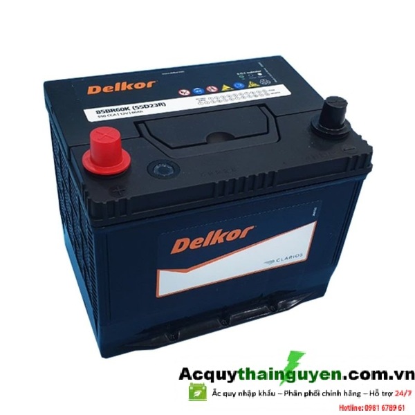 ẮC QUY DELKOR 12V - 60AH MF 85BR60K (DF60R)
