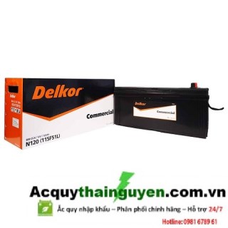 ẮC QUY DELKOR COMMERCIAL 12V - 120AH N120 (115F51L)