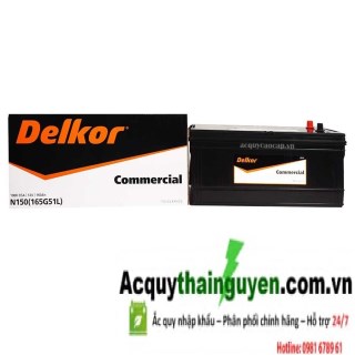 ẮC QUY DELKOR COMMERCIAL 12V - 150AH N150 (165G51L)